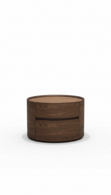 Ontwerper houten nachtkastje Modern ontwerp Echt hout Slaapkamermeubels