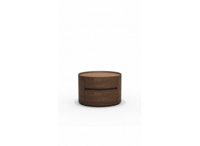 Ontwerper houten nachtkastje Modern ontwerp Echt hout Slaapkamermeubels