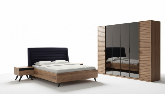 Grote slaapkamer set Slaapkamer meubels Kledingkast Bed Nachtkastjes