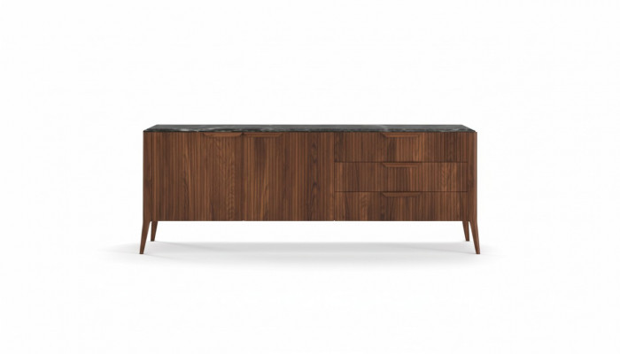 Grote houten dressoir Moderne eetkamermeubels Echt houten laden Nieuw