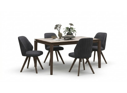 Eetkamer keukentafel luxe massief houten meubels moderne inrichtingsmeubelen