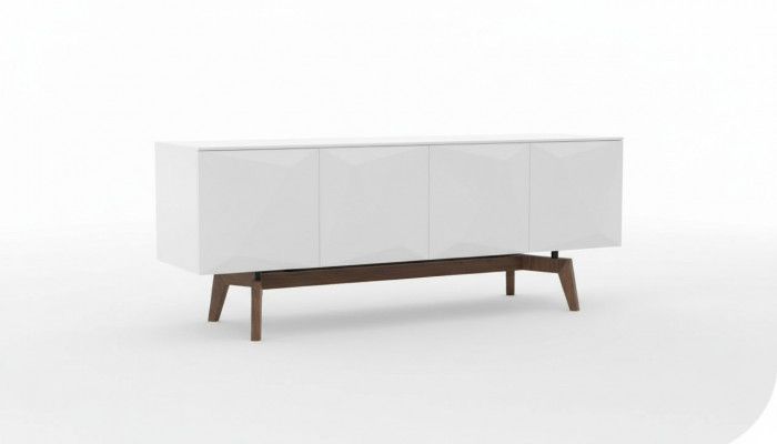 Wit dressoir met opbergruimte Eetkamermeubels Luxe houten meubels Modern