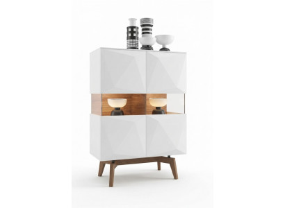 Wit bed Luxe bedframe Moderne slaapkamermeubels Houten frame