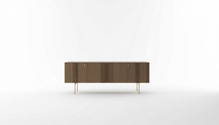 Hoge woonkamer commode, luxe dressoir, vrijstaande kast, moderne buffetkast.