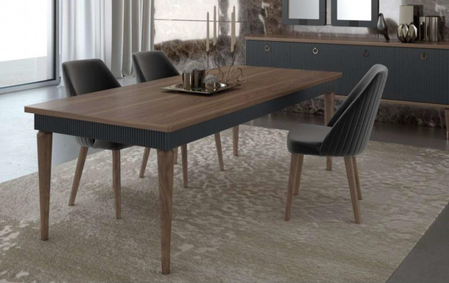 Grijze moderne luxe stoel stoelen éénpersoons houten meubels keukenstoelen