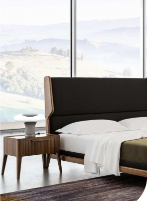 Slaapkamer nachtkastje met opbergruimte in moderne stijl Houten meubels Luxe