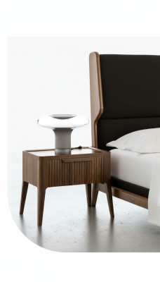 Slaapkamer nachtkastje met opbergruimte in moderne stijl Houten meubels Luxe