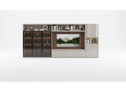 Wandmeubel Moderne witte woonkamermeubelen Luxe houten meubels Inrichting