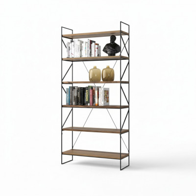 Wandplank Moderne boekenkast Woonkamer rek Designer houten meubelen