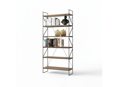 Wandplank Moderne boekenkast Woonkamer rek Designer houten meubelen