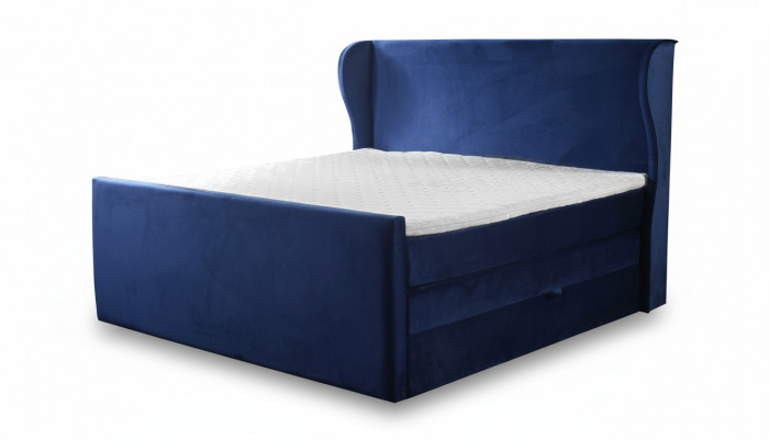 Bed tweepersoonsbed slaapkamer fluweel gestoffeerd bed design meubels bekleding