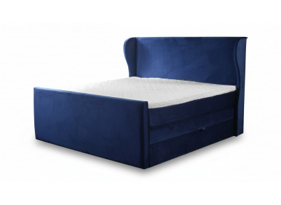 Bed tweepersoonsbed slaapkamer fluweel gestoffeerd bed design meubels bekleding
