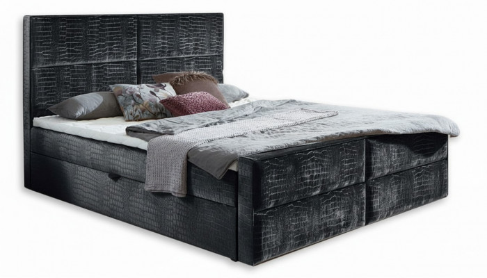 Stuur grijze slaapkamer houten meubel ontwerp elegant gestoffeerde stof nieuw.