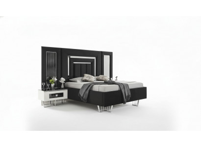 Slaapkamer kast meubels metaal luxe bedden elegant bed metalen bedframe