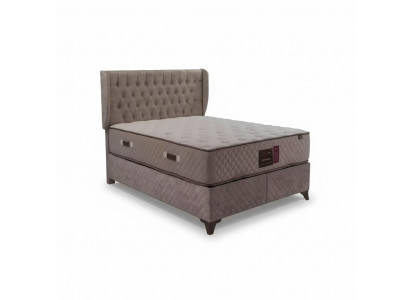 Bed Chesterfield bedden voor slaapkamer textiel 180x200cm inclusief matras