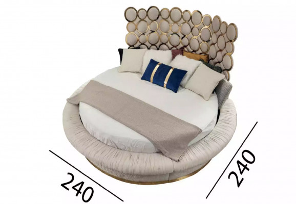 Luxe bed 2x nachtkastje set bedden tweepersoonsbed slaapkamer hotel huwelijk 3-delig.
