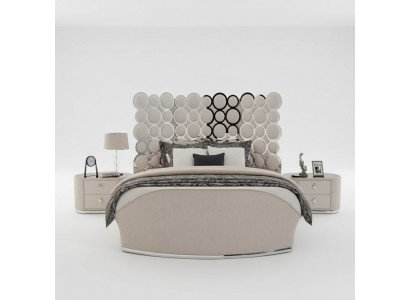 Designerbed Luxe Textielbedden Slaapkamer Tweepersoonsbed 200x200cm Bedframe