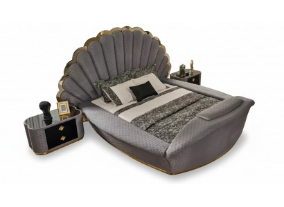 Luxe bed ontwerpbedden meubels tweepersoonsbed slaapkamer koninklijk 200x200 cm.