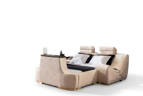 Tweepersoonsbed Luxe Tweepersoonsbed Modern design Bedframe Bedframe Bedden