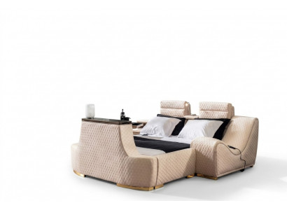 Tweepersoonsbed Luxe Tweepersoonsbed Modern design Bedframe Bedframe Bedden