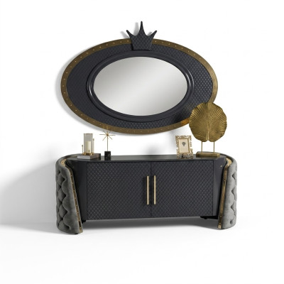 Kaptafel set console spiegel slaapkamermeubilair design kruk set nieuw