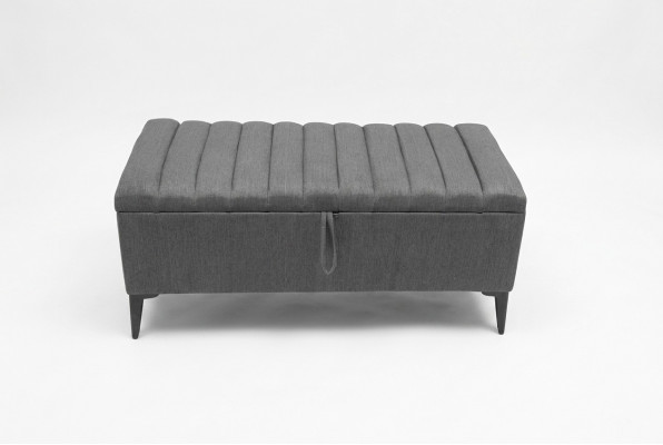 Ontwerp Voetenbankje Ontwerp Beklede Voetenbank Ottomanen Zit Textiel Chaise Lounge Poef