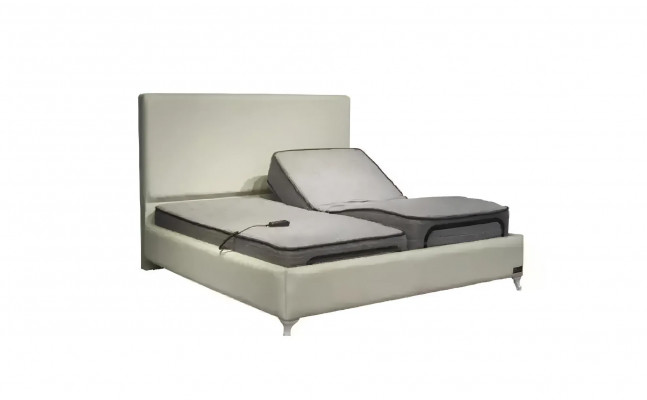Luxe slaapkamer bed tweepersoonsbed hout gestoffeerde bedden dubbel bedframe modern