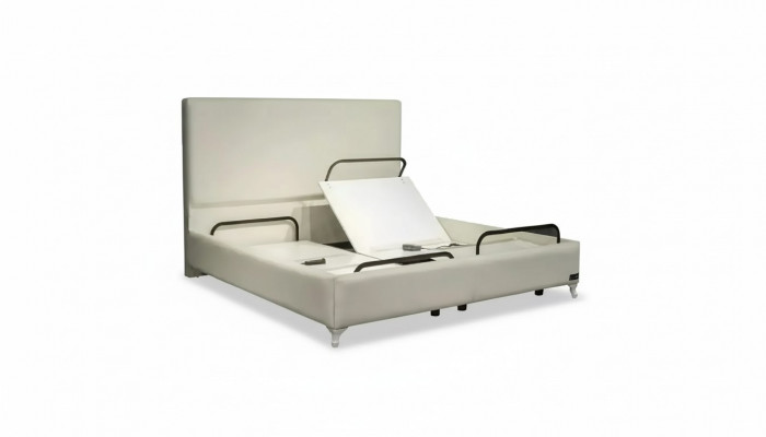 Luxe slaapkamer bed tweepersoonsbed hout gestoffeerde bedden dubbel bedframe modern