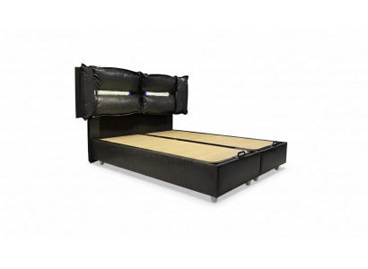 Houten designbed dubbele luxe echtgenoot modern hotel frame slaapkamerbedden.