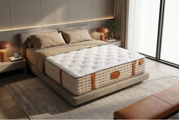 Hoogwaardig hotelmatras 50 cm Kingsize Extra Dik Matras 200x200 cm