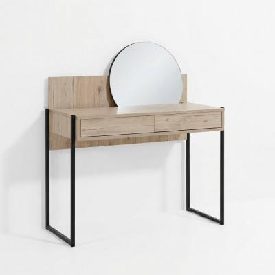 Kaptafel Beige Slaapkamer Spiegel Meubilair Ontwerp Elegant Luxe Mooi Nieuw