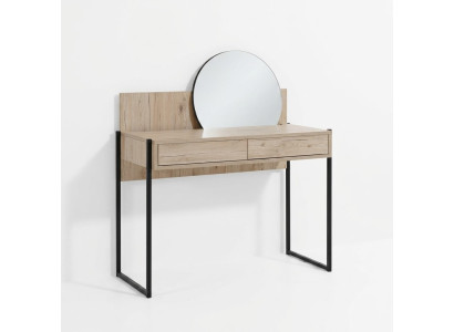 Kaptafel Beige Slaapkamer Spiegel Meubilair Ontwerp Elegant Luxe Mooi Nieuw