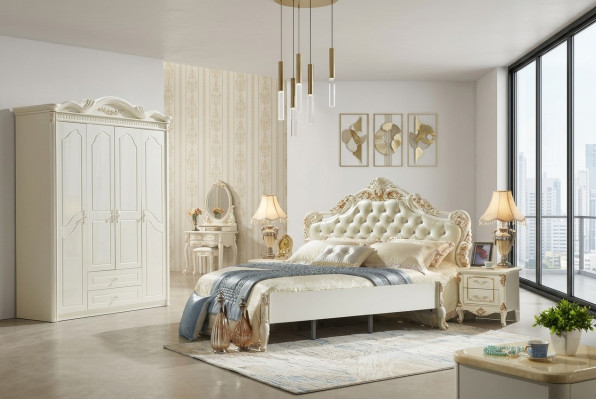 Kledingkast Wit Kast Hout Slaapkamer Design Klassieke Meubels