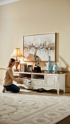 Sideboard Wit Luxe Elegant Woonkamer Dressoir Kasten Lowboard Meubels Nieuw