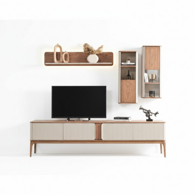 Een chique tv-meubel voor uw woonkamer in moderne stijl.