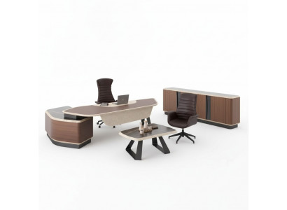 Moderne thuisset luxemeubels hoekbureau dressoir massief hout