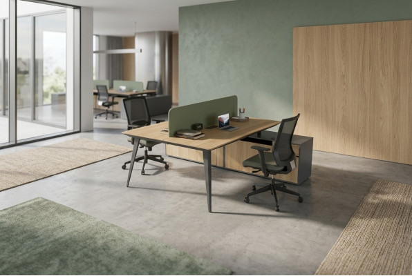 Werkplek voor schrijven Moderne kantoorwerkplek Schrijftafel Schrijfmateriaal Luxe