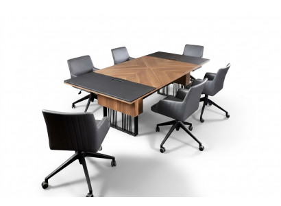Grote vergadertafel conferentietafel luxe kantoormeubilair inrichting nieuw