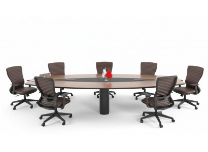 Conferentietafel Grote vergadertafel Luxe designmeubelen Houten meubels