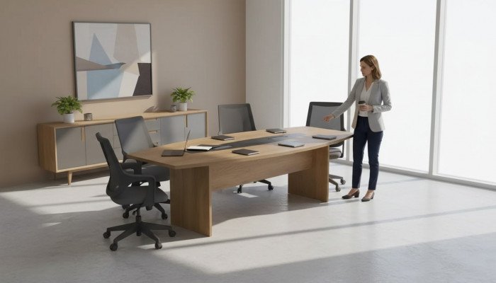 Grote kantoortafel Vergadertafels Conferentiemeubilair Kantoorinrichting Ontwerp