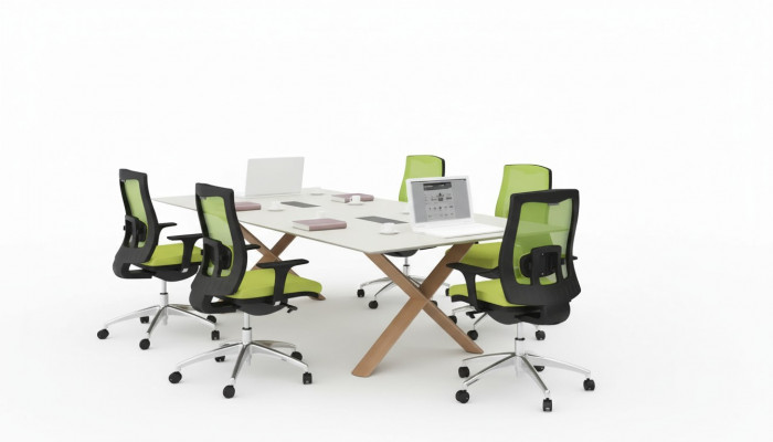 Grote werktafel Kantoorinrichting Vergadertafels Houten meubels Modern