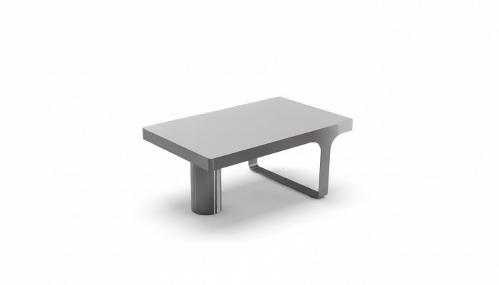 Luxe salontafel kantoor design meubel tafel bijzettafels hout grijs
