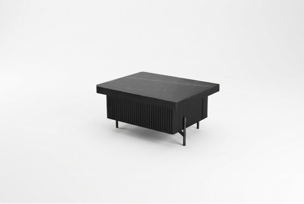 Zwarte kantoortafel salontafel kantoormeubeldesign tafels bijzettafels