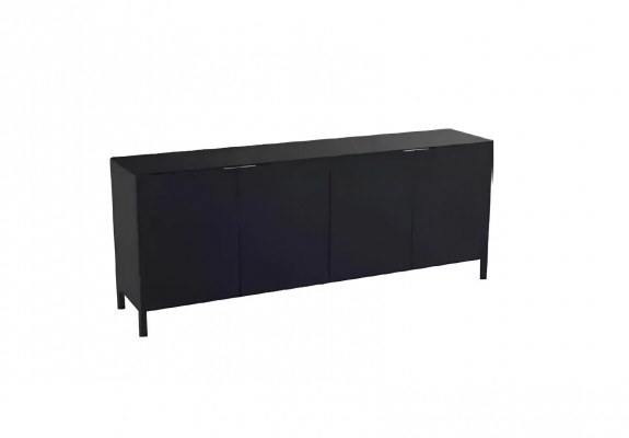 Hoekbureau Dressoir Salontafel Moderne hout zwarte thuiswerkplek