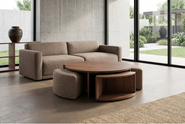 Salontafel Koffietafel Woonkamer bruin Luxe Design Houten Tafels Tafel