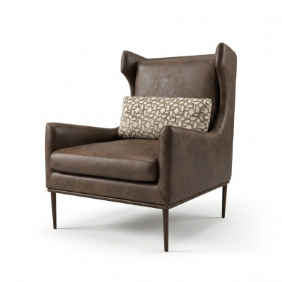 Woonkamer fauteuil Stoel Modern design Bruin Stijl Modern Luxe Nieuw  Woonkamer fauteuil Stoel Modern ontwerp Bruin Stijl Modern Luxe Nieuw