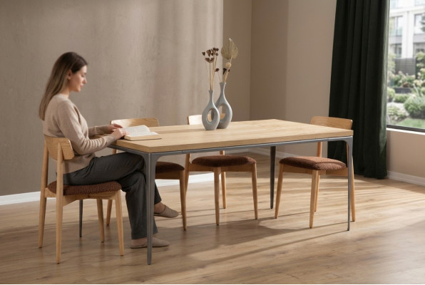 Eettafel met 4 stoelen Eetkamerset Eethoek Tafel Tafels Set