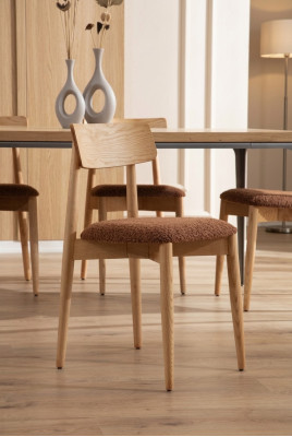 Eetkamerstoel Luxe klassieke houten stoel Stoelen Italiaanse stijl