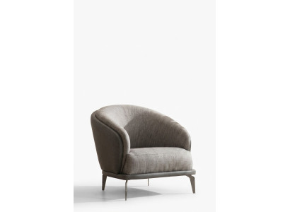 Fauteuil Eenpersoons Luxe 1 Zitbekleding Zitontwerp Grijs Zitstof Nieuw