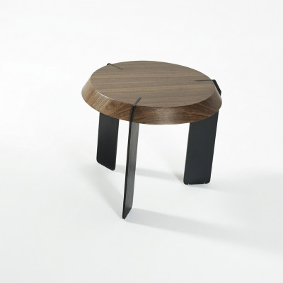 Ronde bijzettafels luxe design bruin tafel koffie woonkamer nieuw